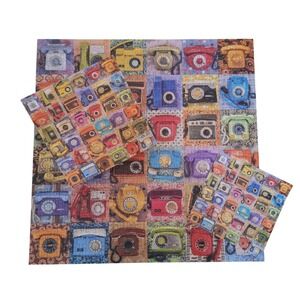Galison Eastern Bloc Telephones 500 Piece Jigsaw Puzzle Retro Vintage Phones